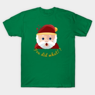 Surprised Santa T-Shirt